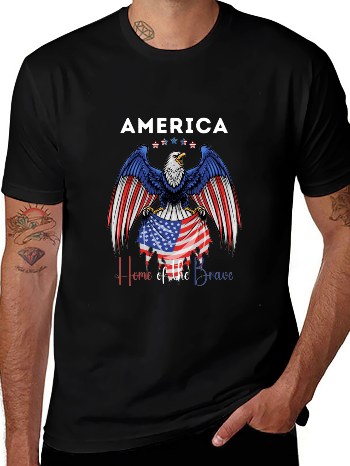 America Eagle Patriotic T-Shirt