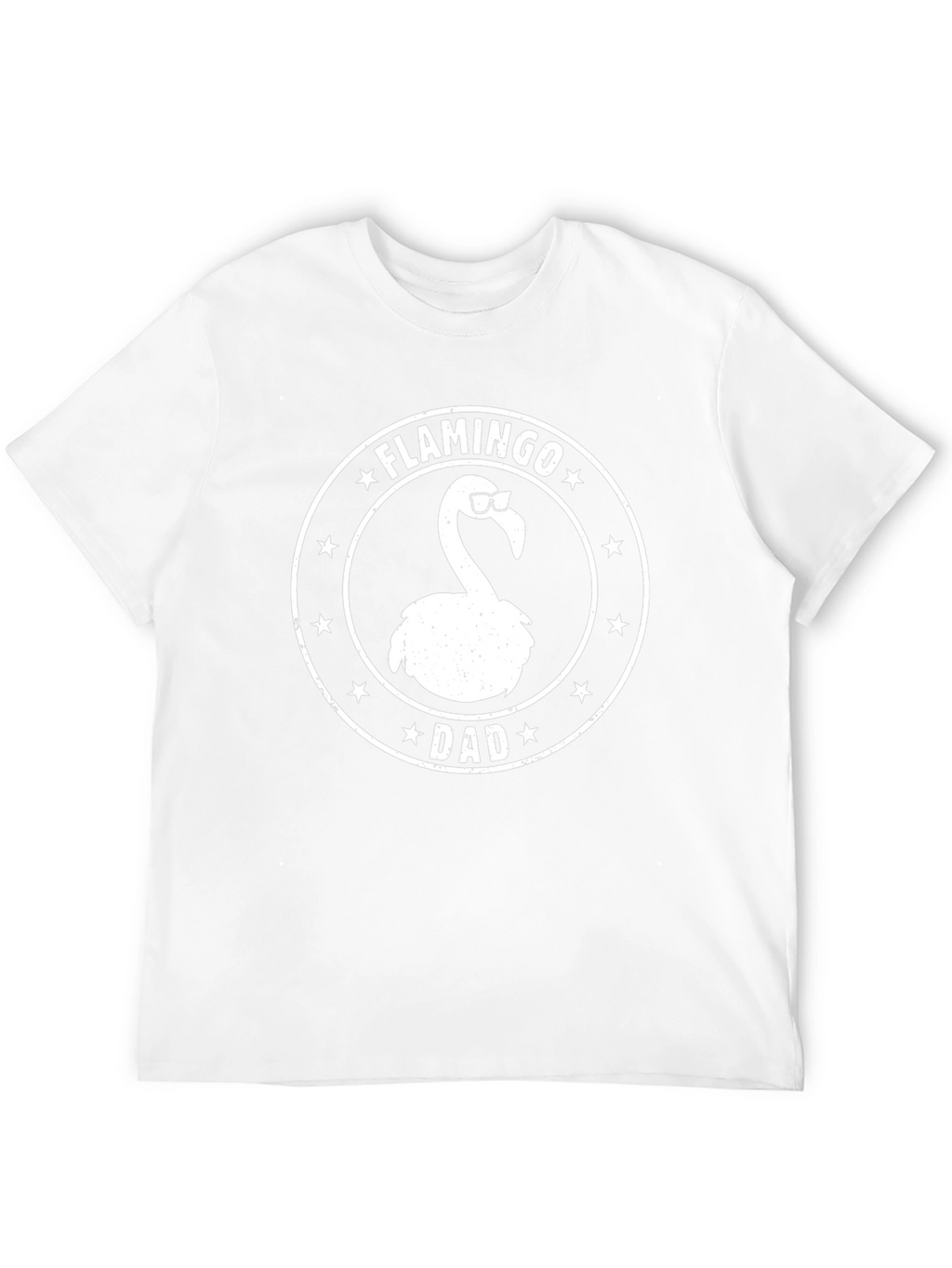 Flamingo Dad Graphic T-Shirt - Fun Fathers Day Gift