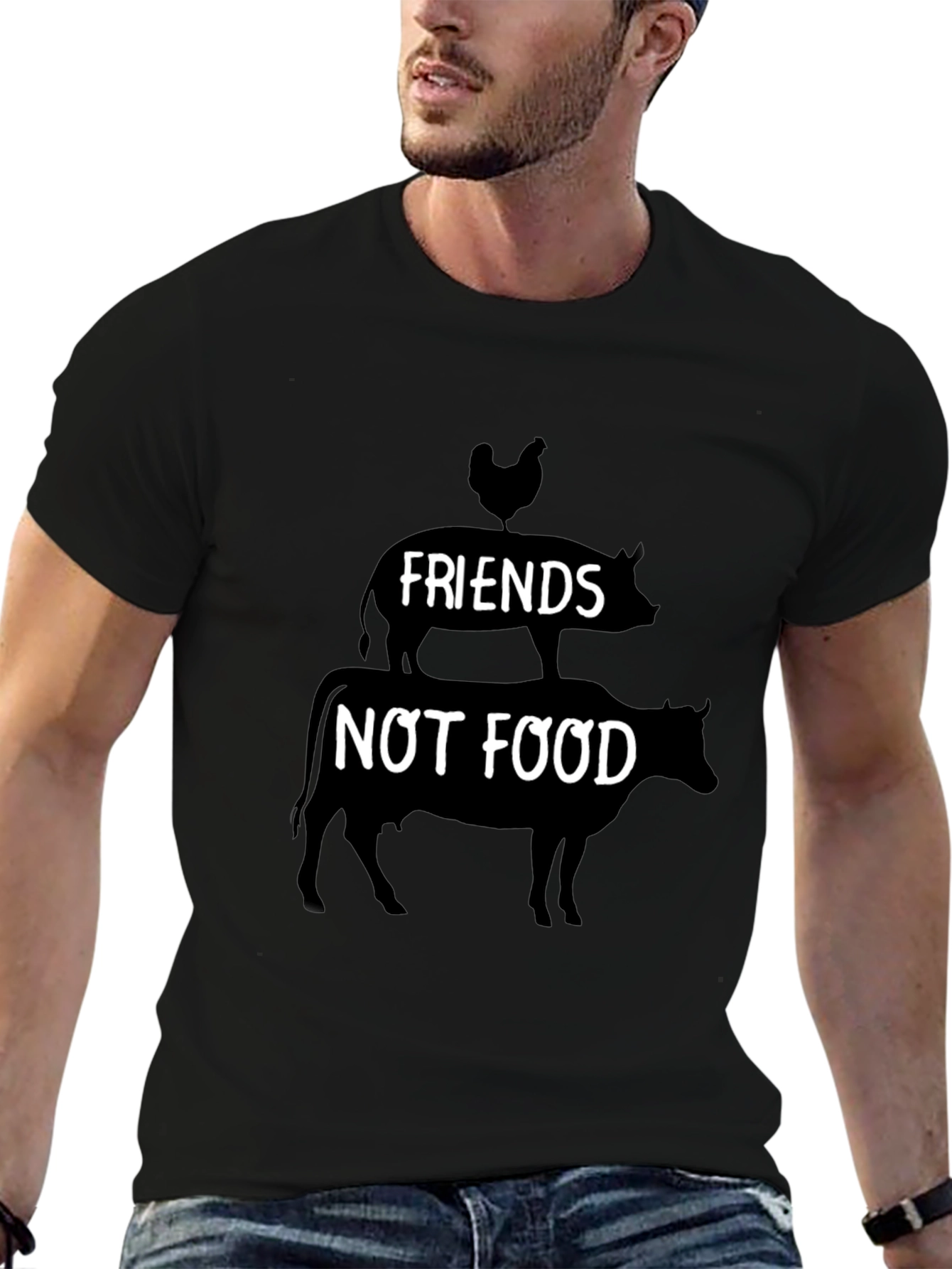 Vegan Friends Not Food T-Shirt