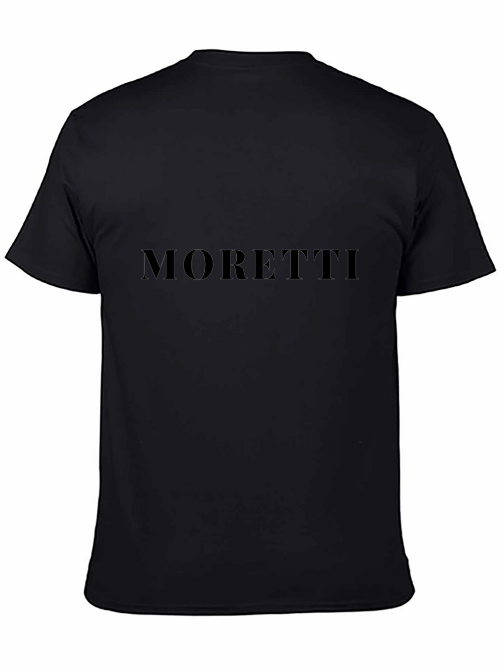 Mens Black Moretti Graphic Tee - Casual Style