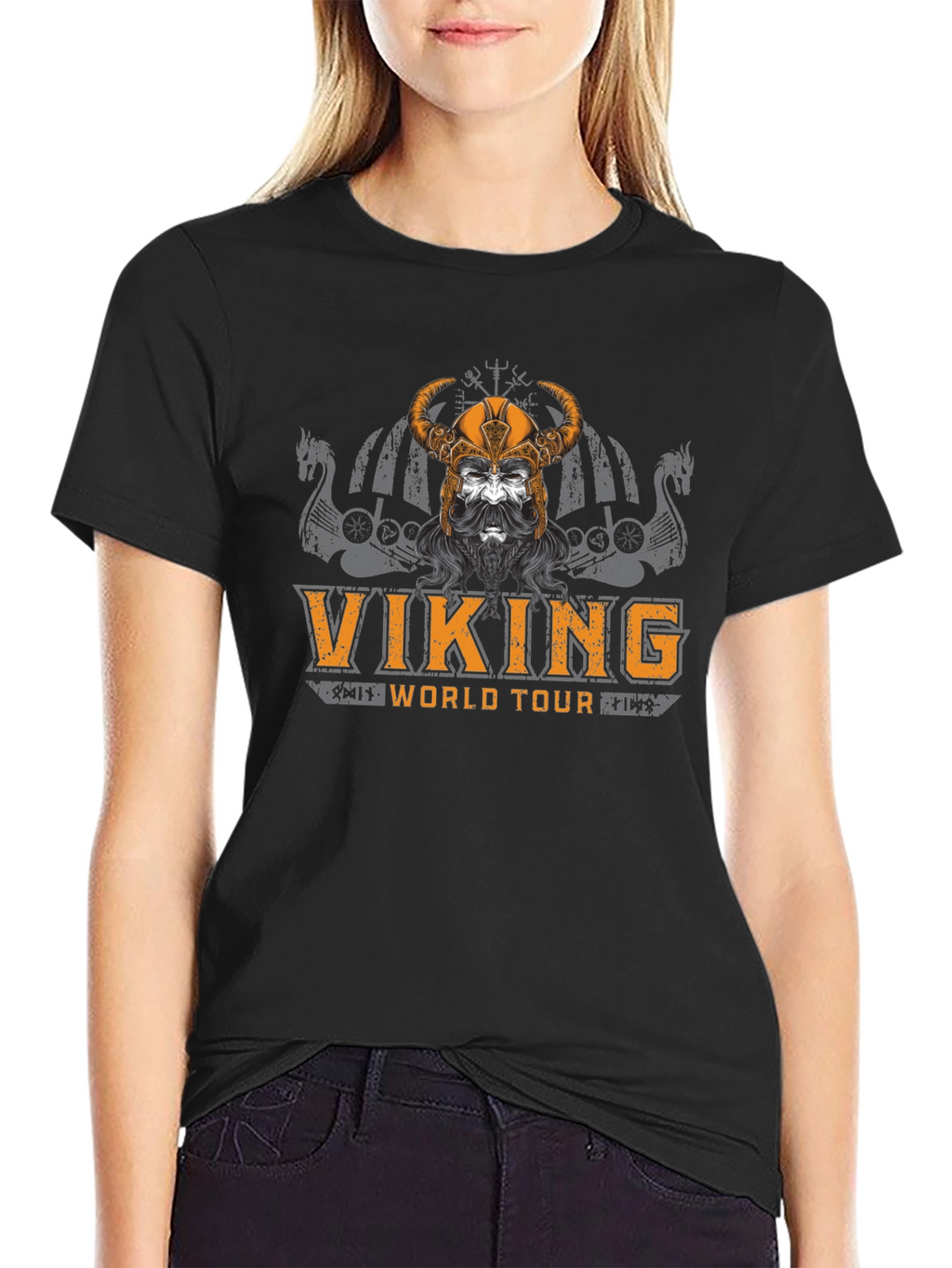 Viking World Tour Black T-Shirt