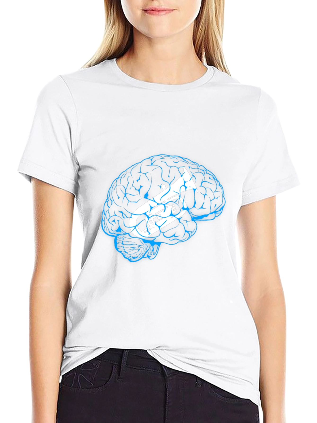 Musical Mind T-Shirt - Brain & Tuba Graphic Tee