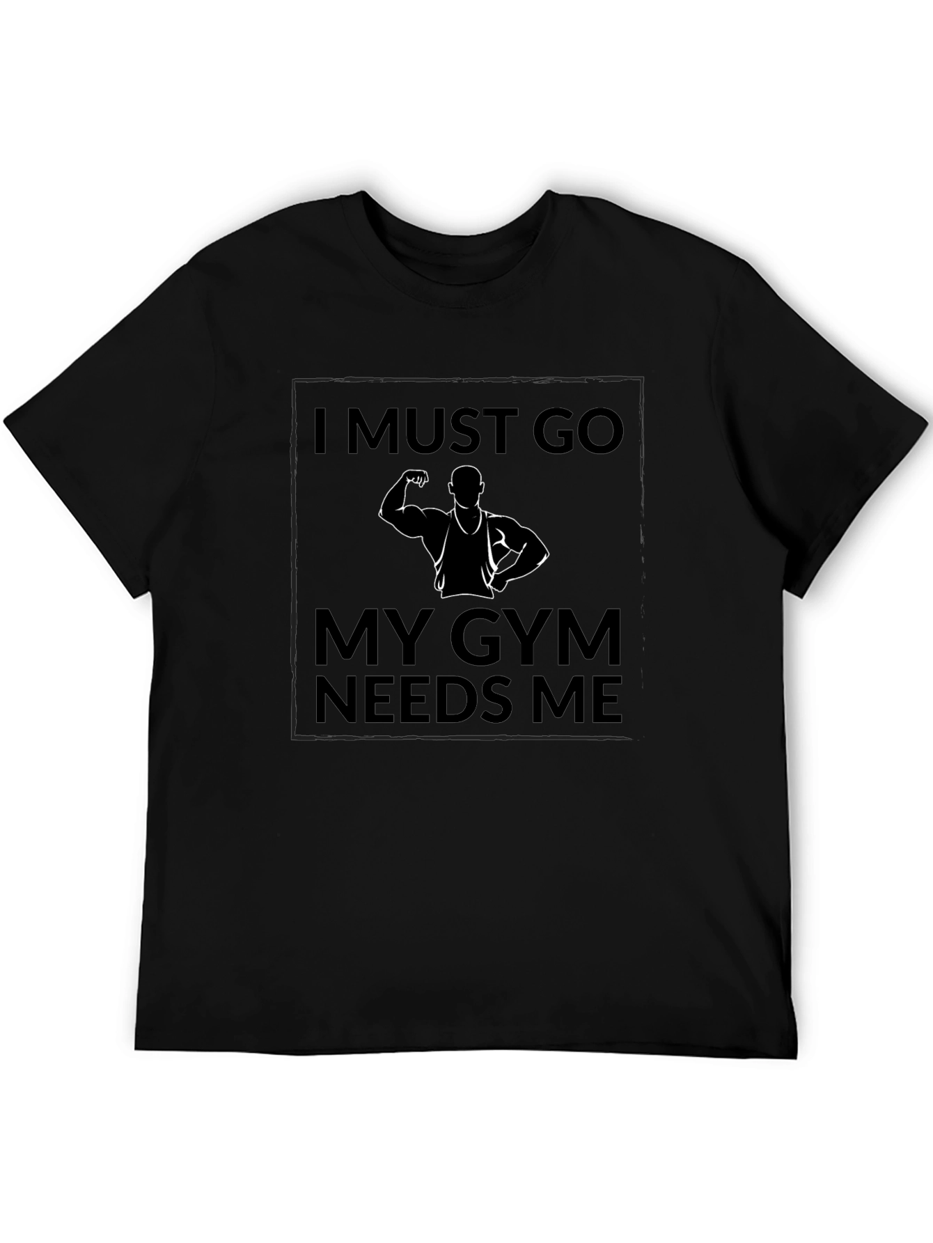 Gym Motivation Black T-Shirt