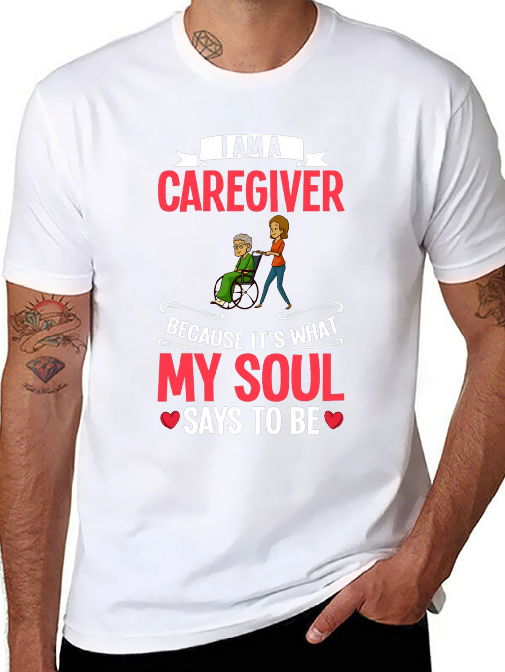 Caregiver T-Shirt - I Am a Caregiver Graphic Tee
