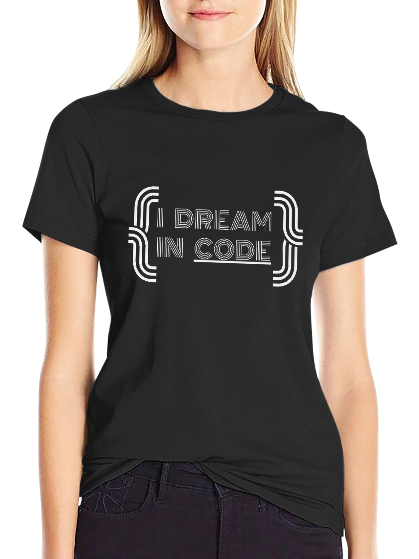 I Dream in Code Graphic T-Shirt