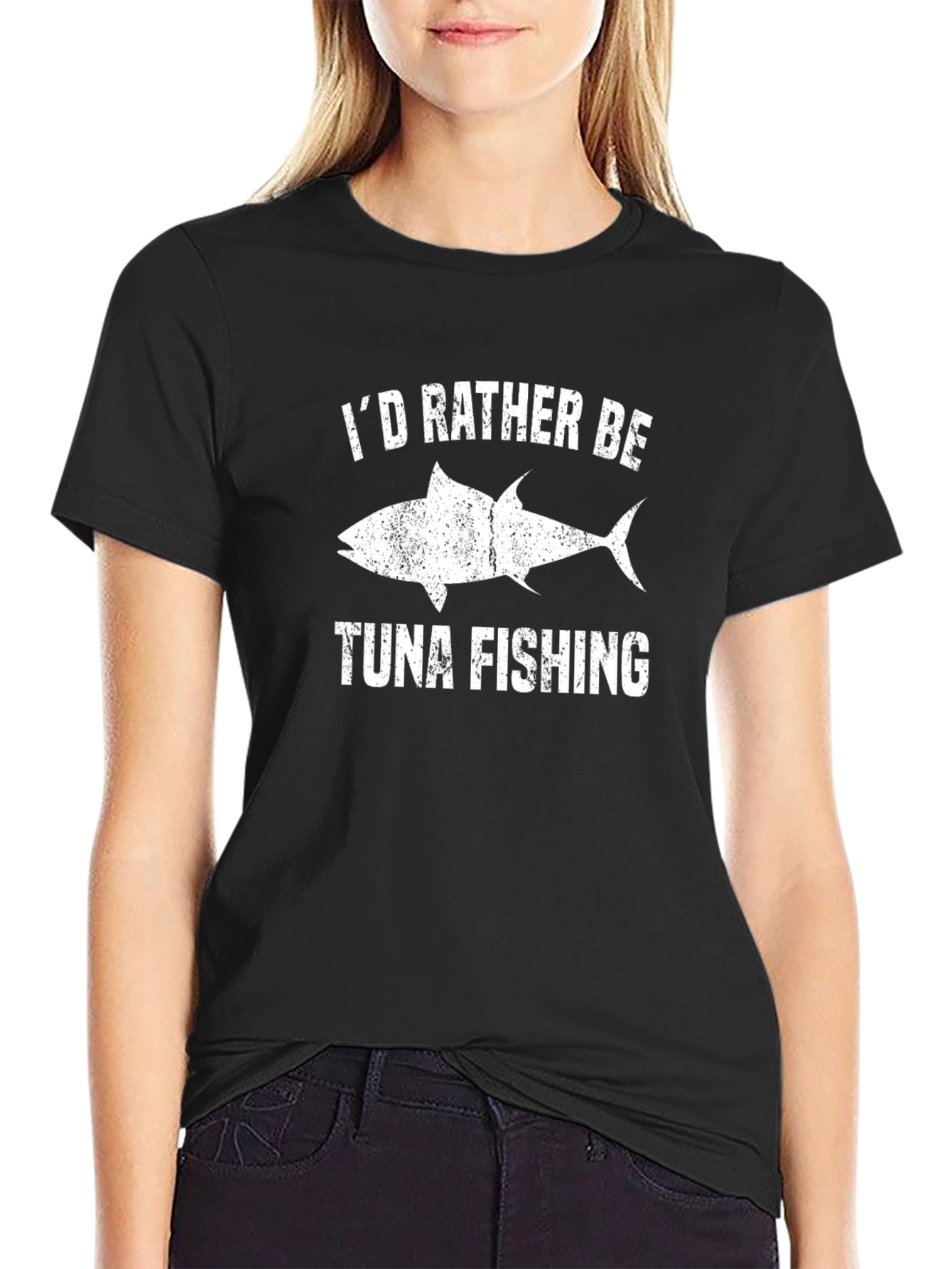 Tuna Fishing Graphic Tee - Id Rather Be