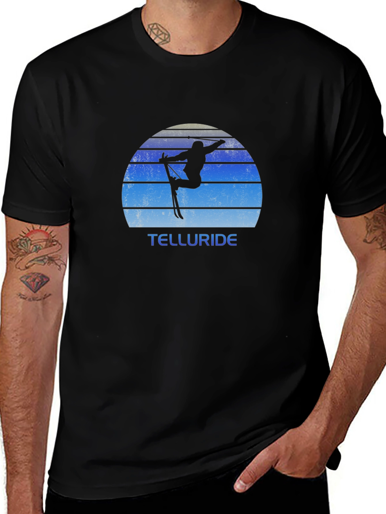 Telluride Ski T-Shirt Retro Style