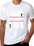 Soul Your Life Graphic Tee - Modern Black T-Shirt