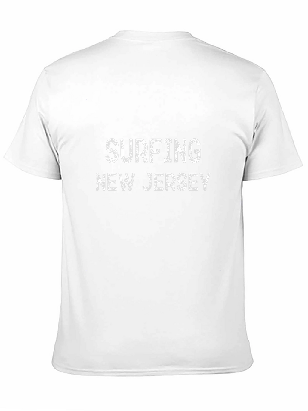 Surfing New Jersey Black T-Shirt