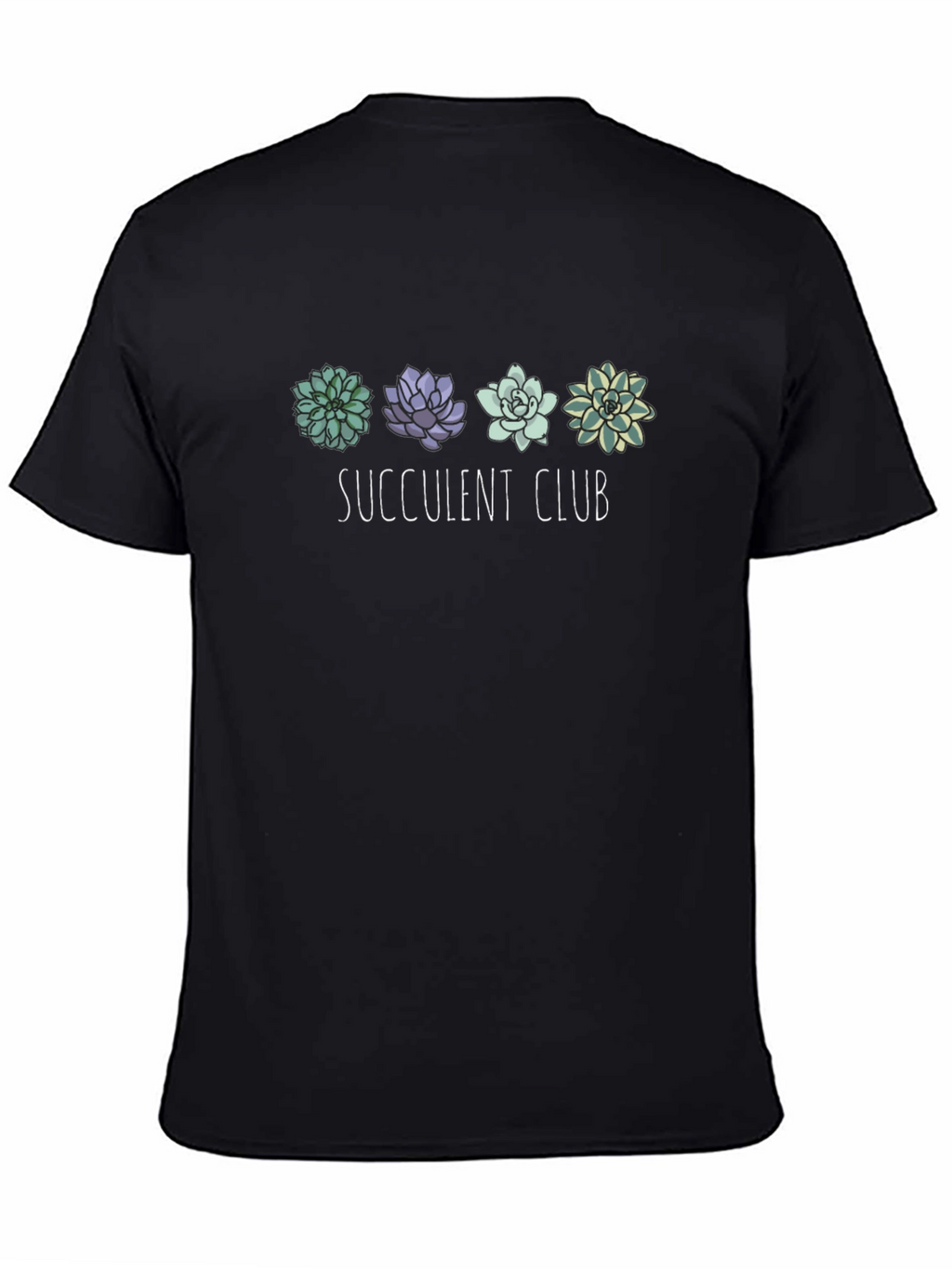 Succulent Club Black Graphic Tee