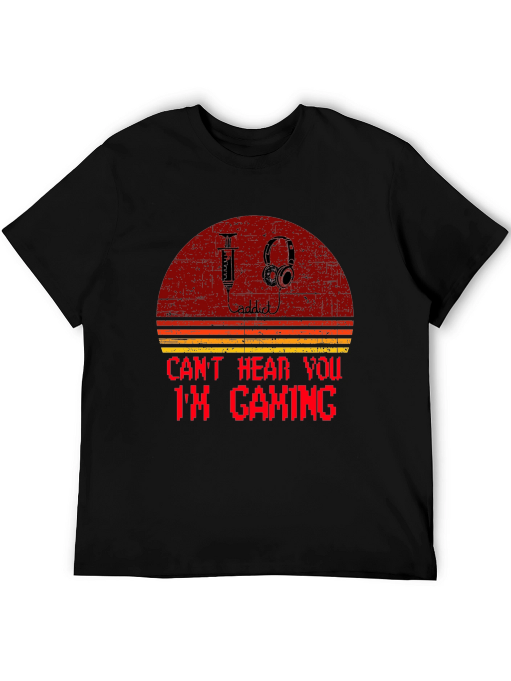 Gaming Addict T-Shirt: Retro Style Tee