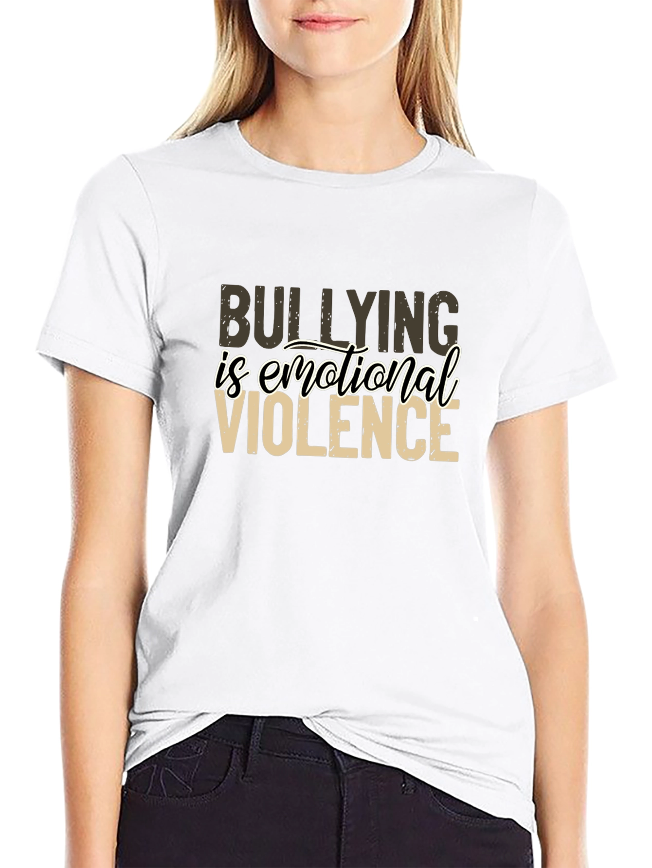 Bullying is Emotional Violence Graphic Tee