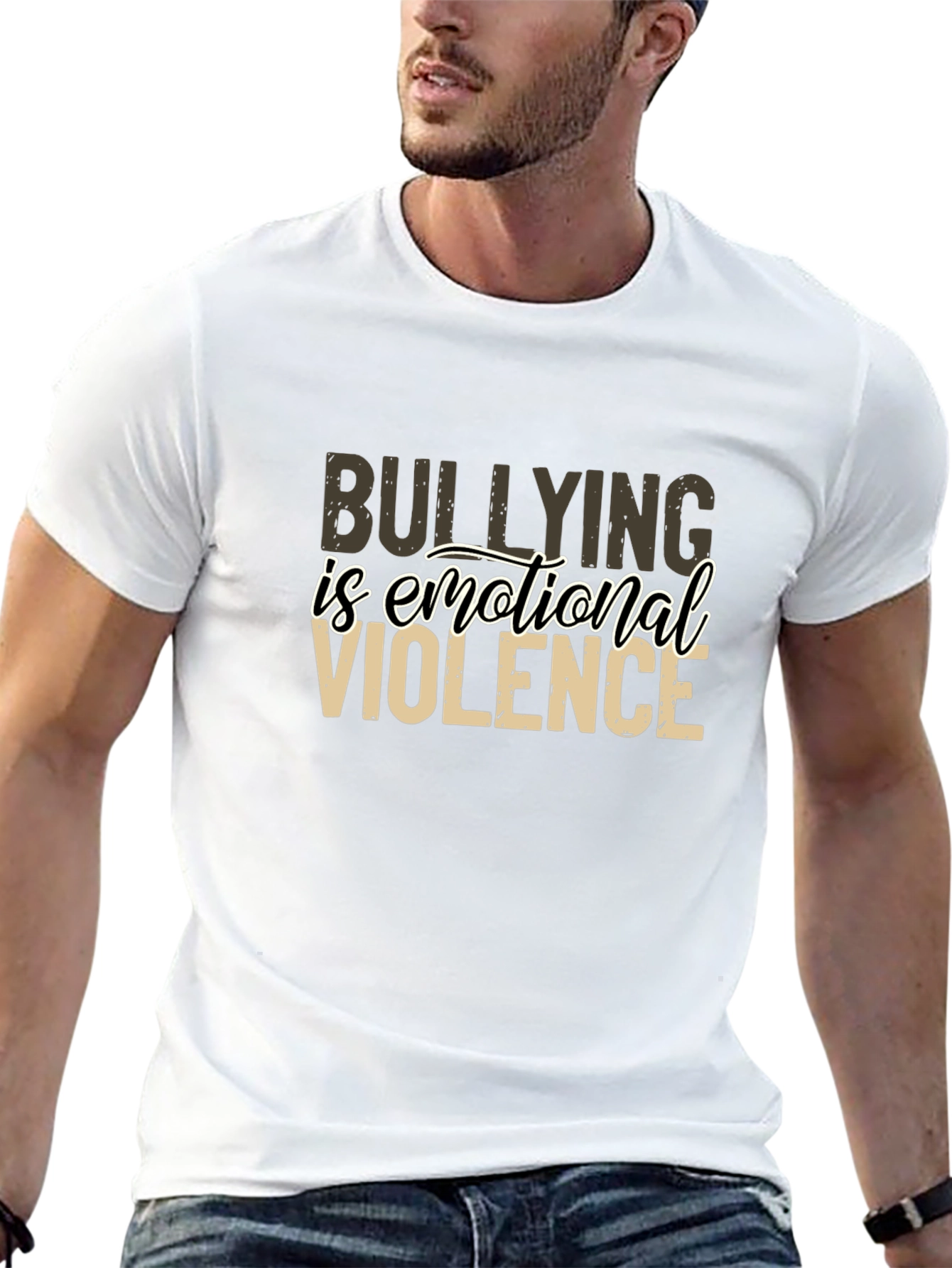Bullying is Emotional Violence Graphic Tee
