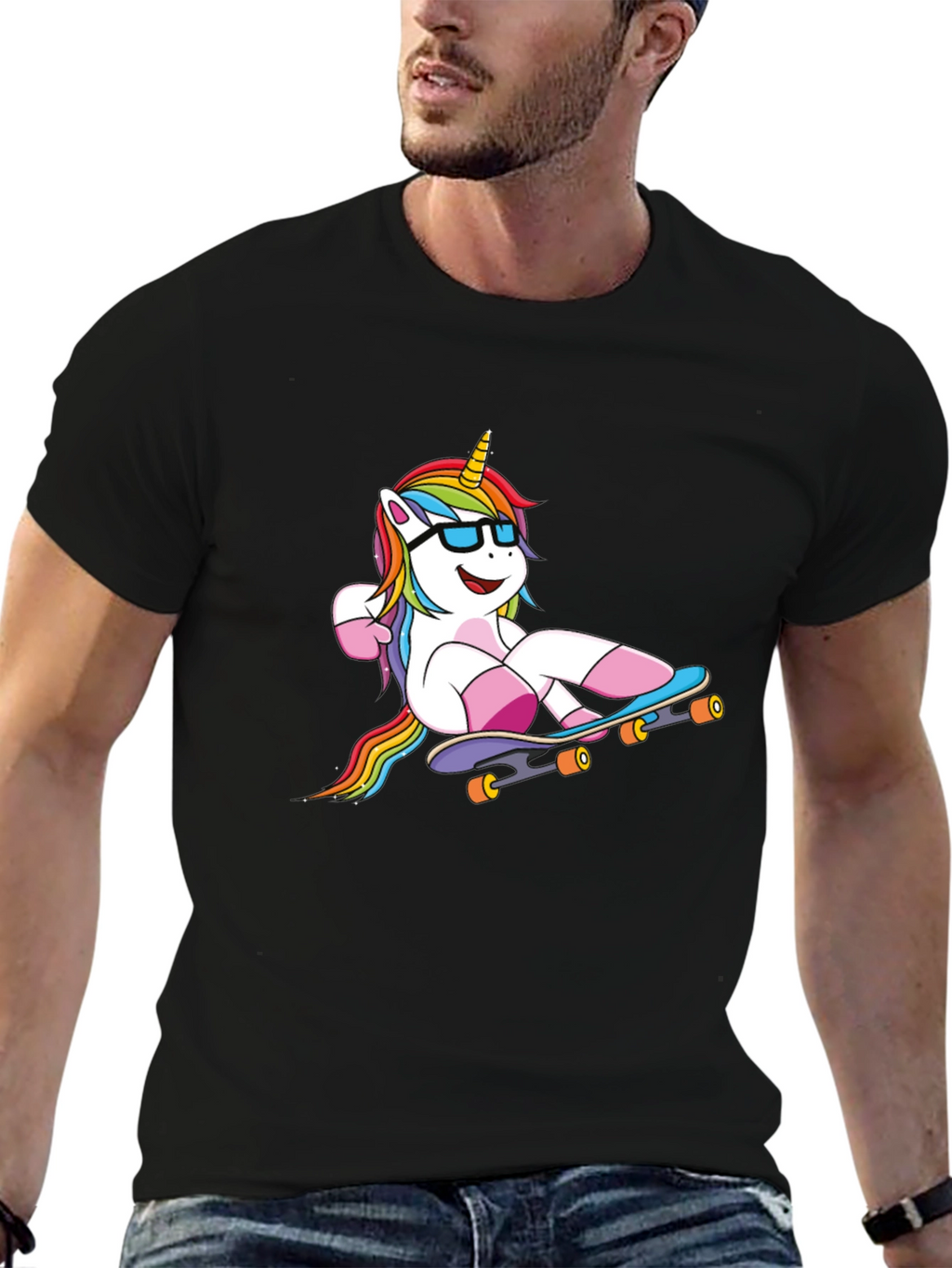 Unicorn Skateboard T-Shirt