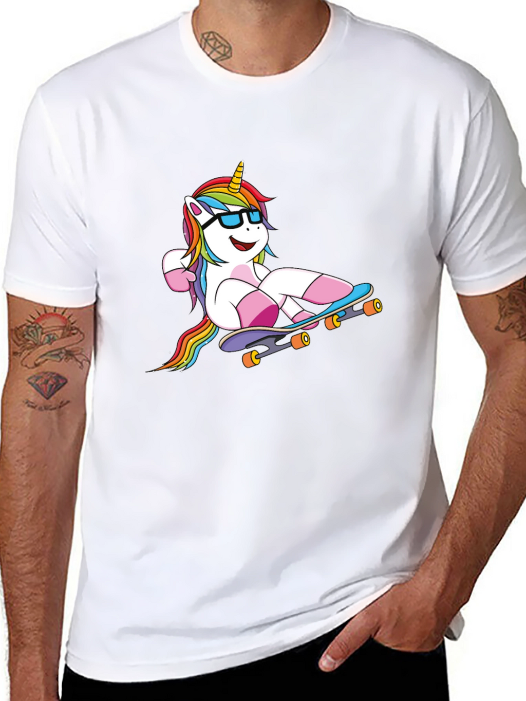 Unicorn Skateboard T-Shirt