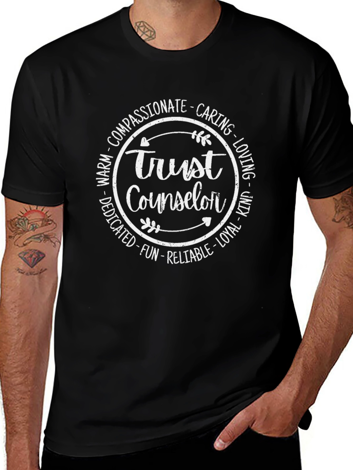 Trust Counselor T-Shirt - Compassionate Caring Loving