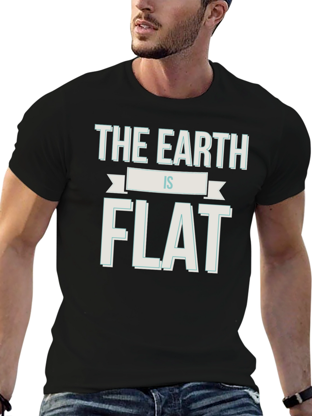 Flat Earth T-Shirt - Funny Conspiracy Theory Tee