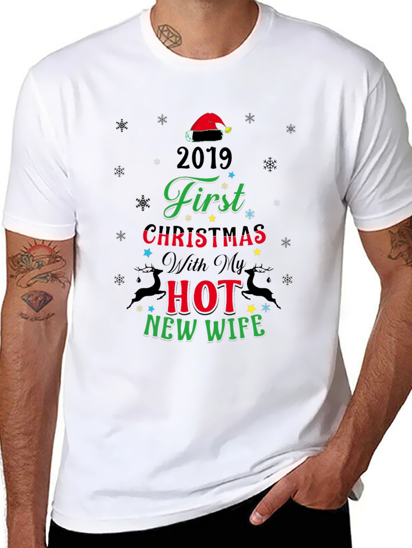 First Christmas With My Hot New Wife T-Shirt