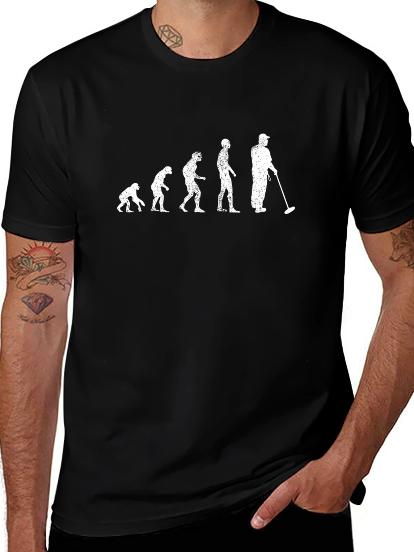 Evolution of Golf T-Shirt
