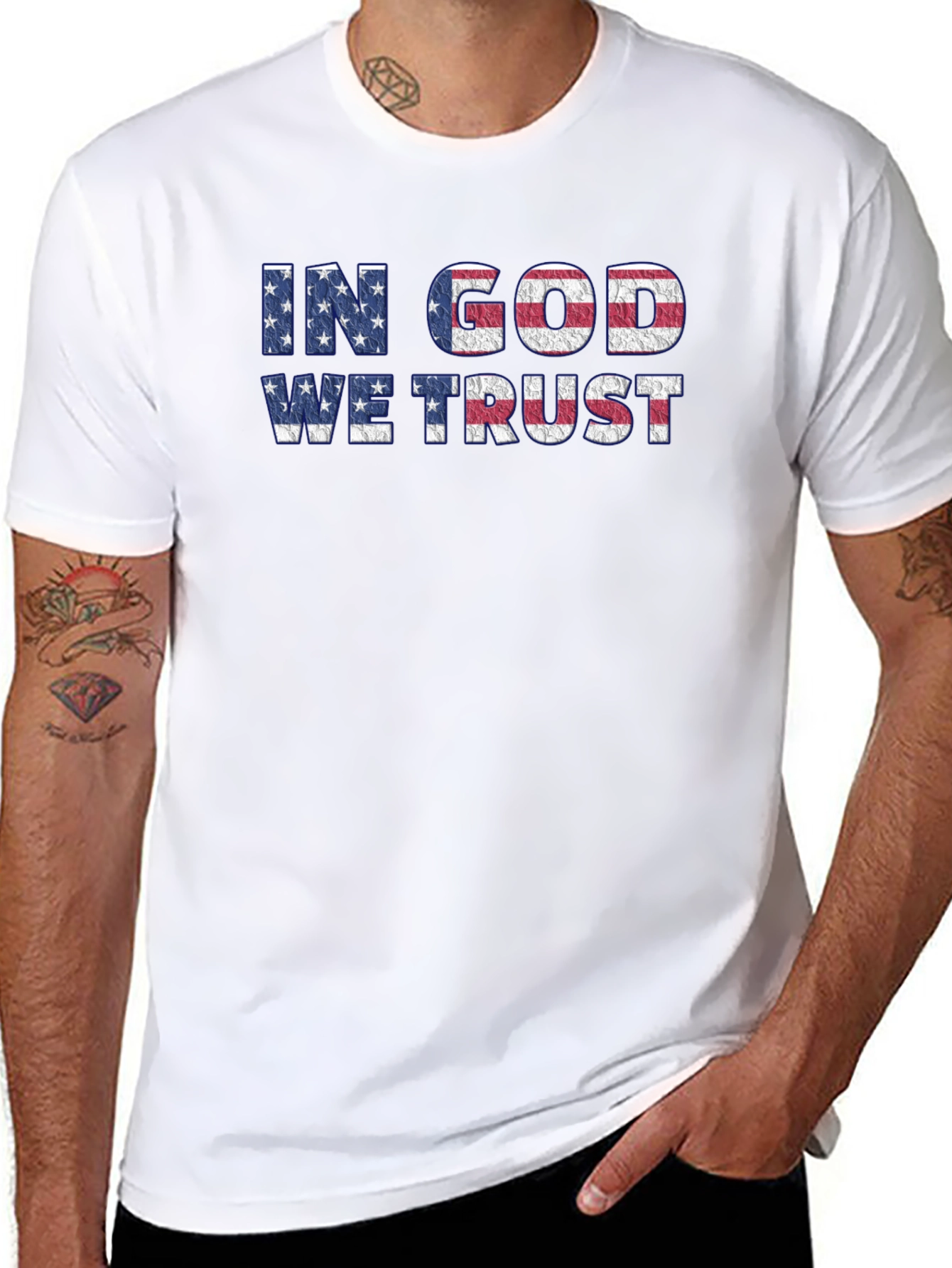 In God We Trust American Flag T-Shirt