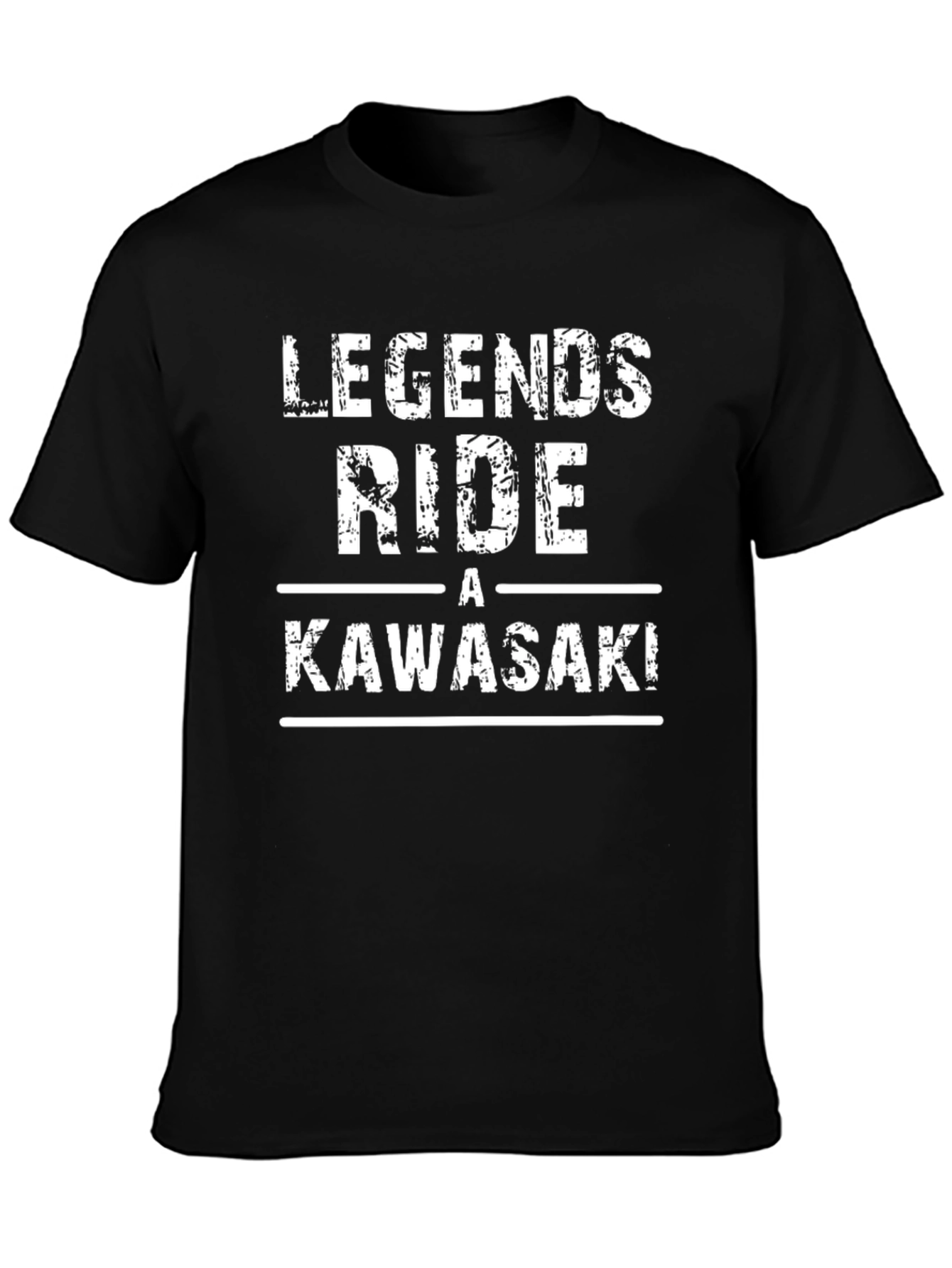 Legends Ride A Kawasaki T-Shirt - Motorcycle Enthusiast Apparel