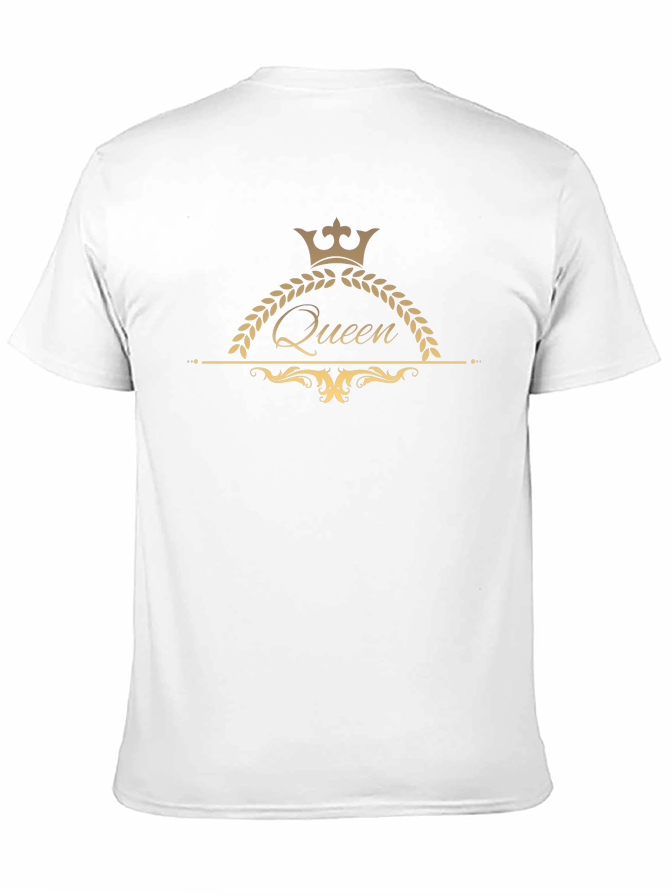 Queen Crown Graphic Black T-Shirt