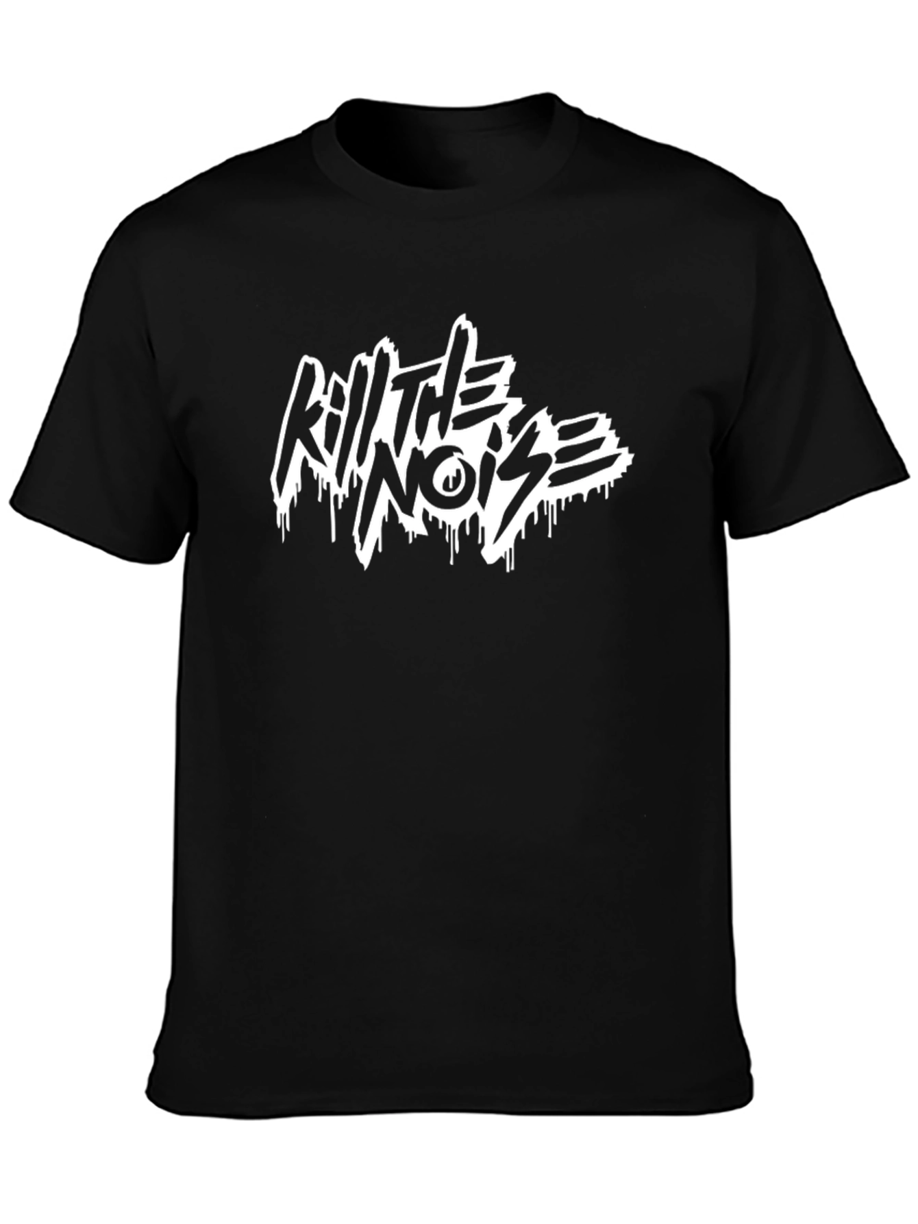 Kill The Noise Black Graphic T-Shirt