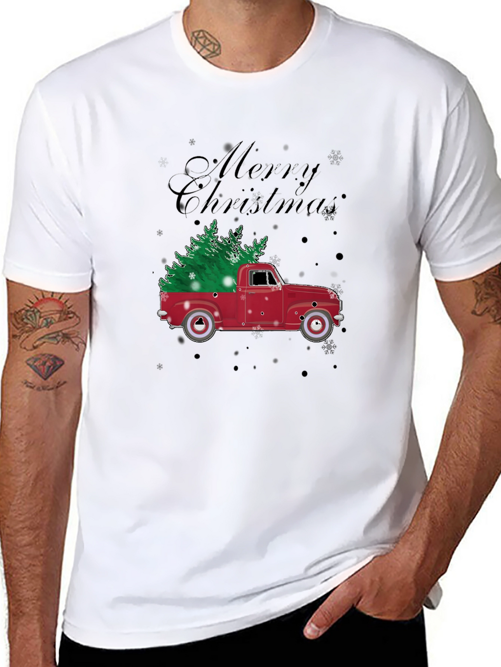 Merry Christmas Truck T-Shirt