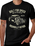 Built For Speed Rockabilly Hotrod Tee