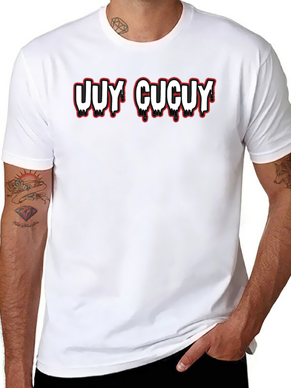 Uuy Cucuy Graphic T-Shirt - Mens Black Tee
