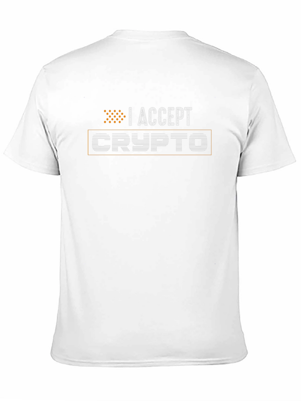 I Accept Crypto T-Shirt - Bitcoin Cryptocurrency Tee