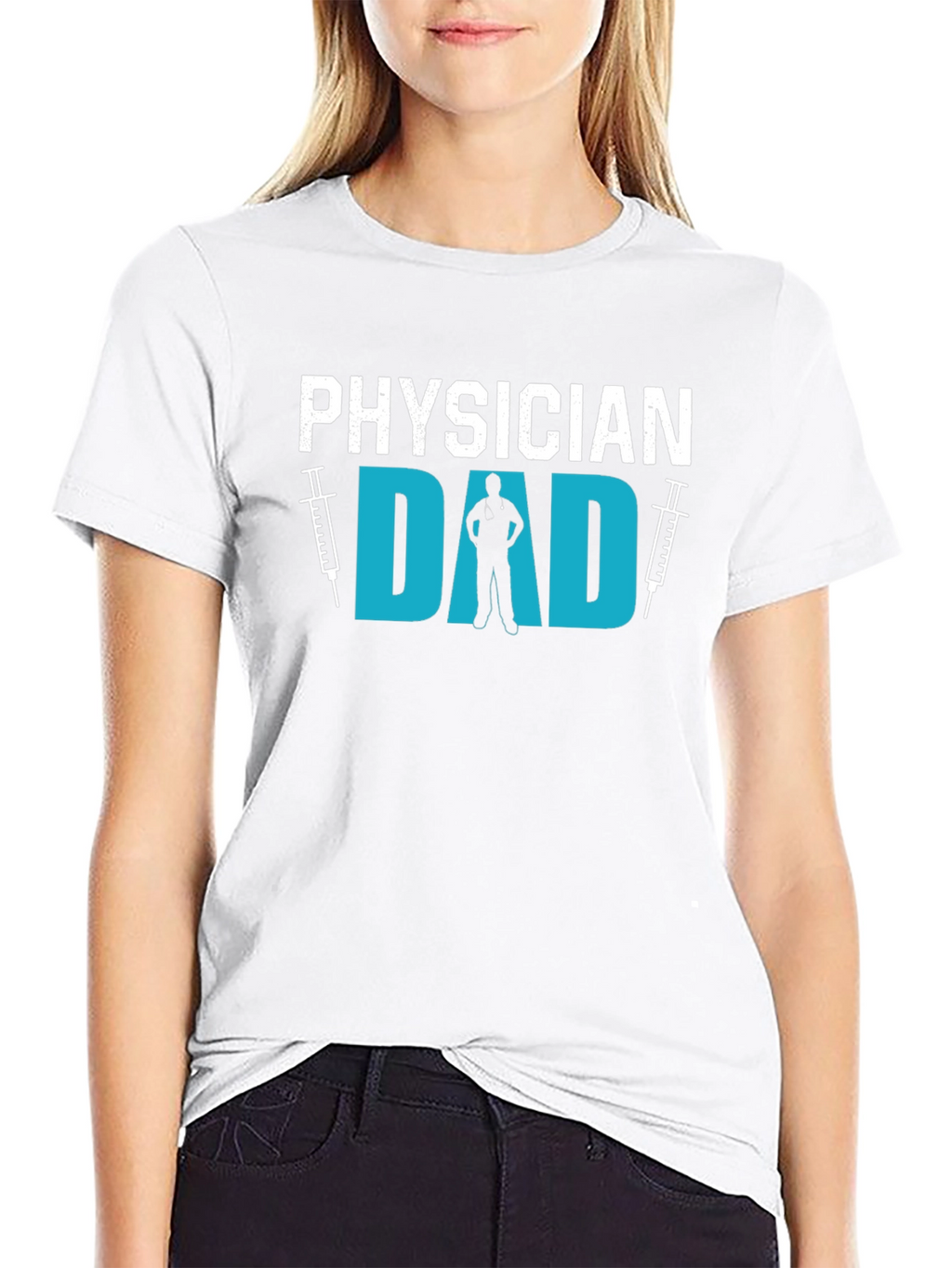 Physician Dad T-Shirt Gift for Doctor Dad