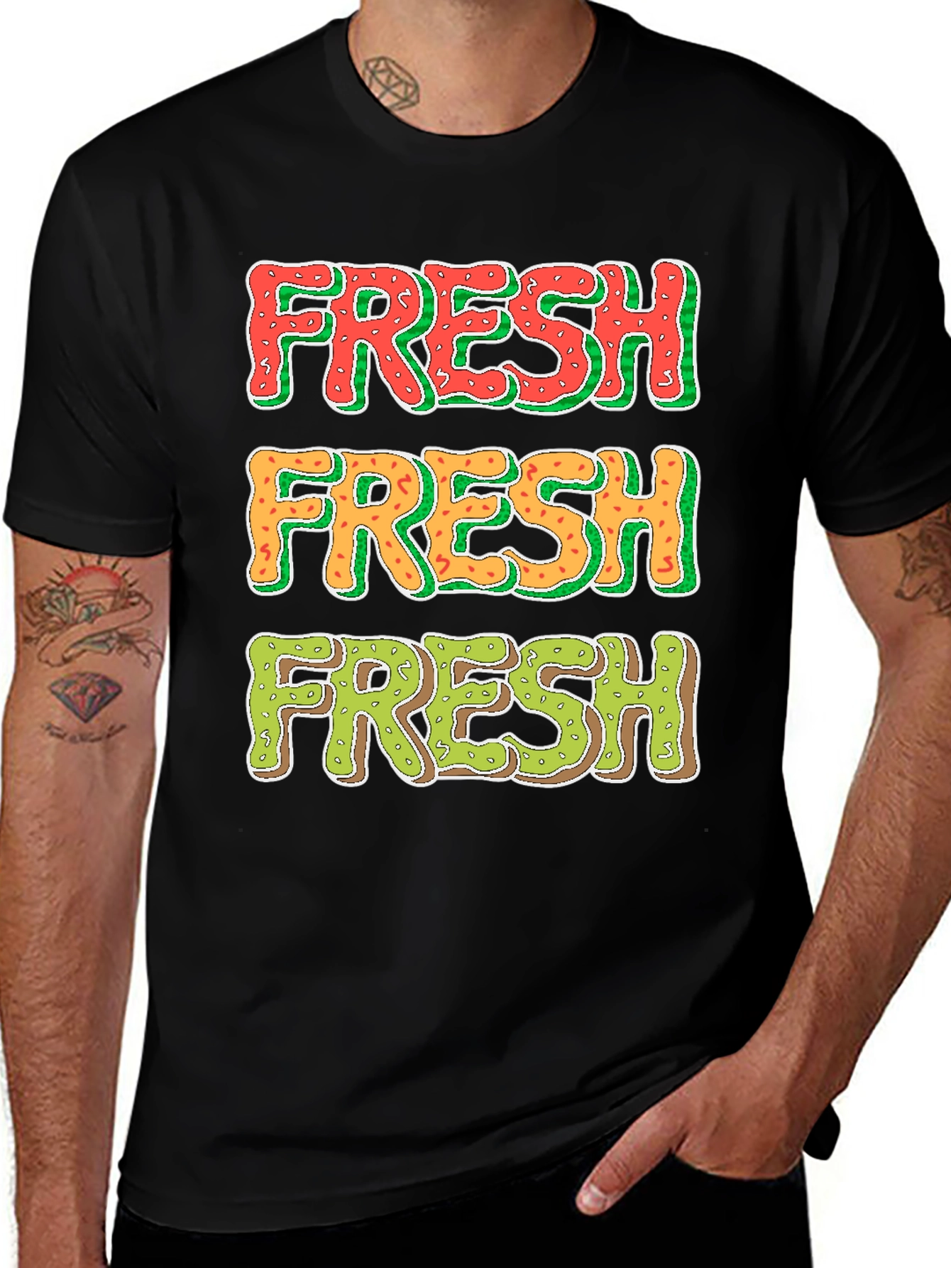 Fresh Donuts T-Shirt: Foodie Tee