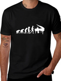 Piano Evolution T-Shirt - Musician Gift