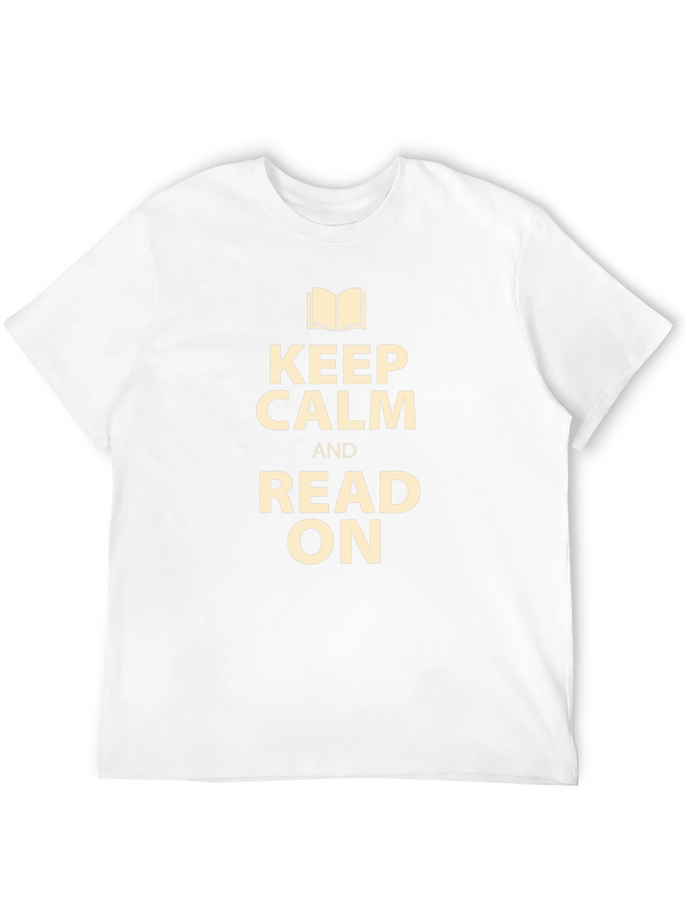 Keep Calm and Read On Black T-Shirt