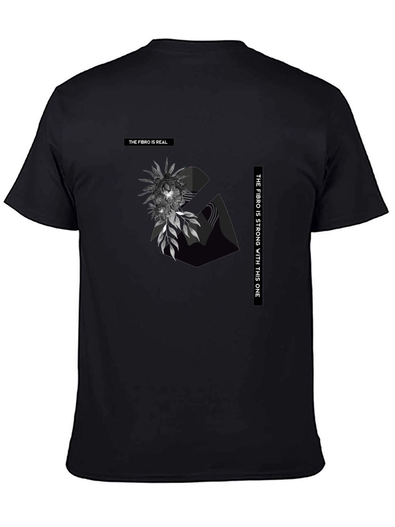 Fibro Awareness Graphic Tee - Strong Fibro Warrior Shirt