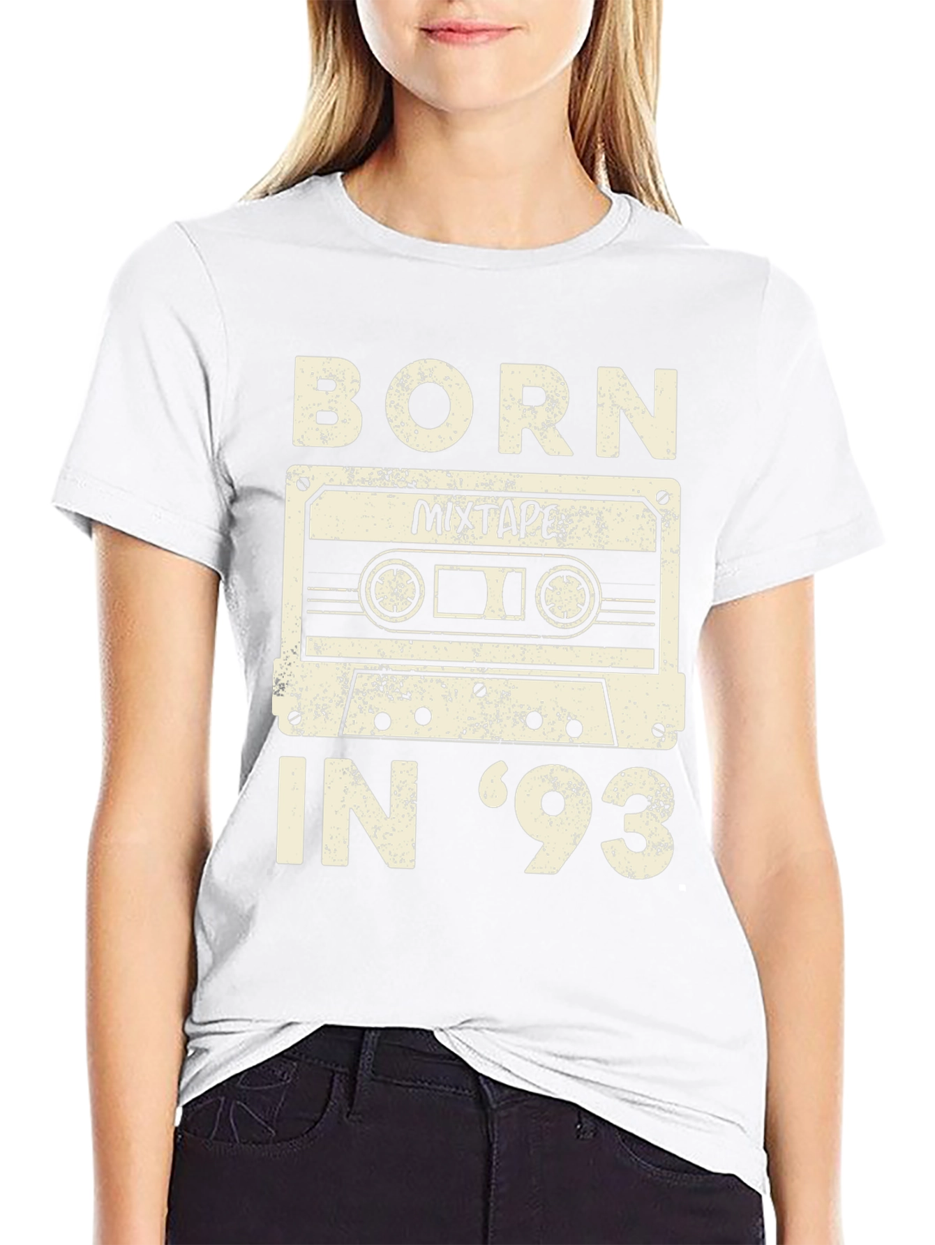 Born In 93 Mixtape Graphic T-Shirt