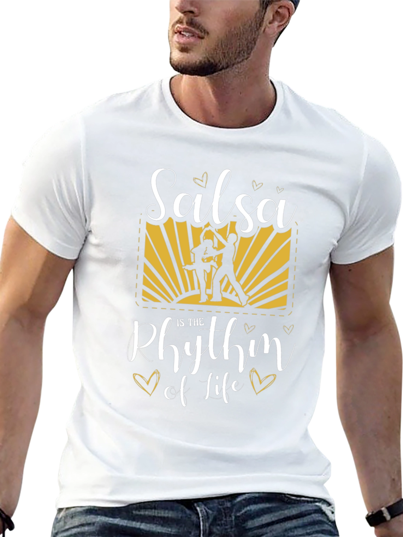 Salsa is the Rhythm of Life Graphic T-Shirt
