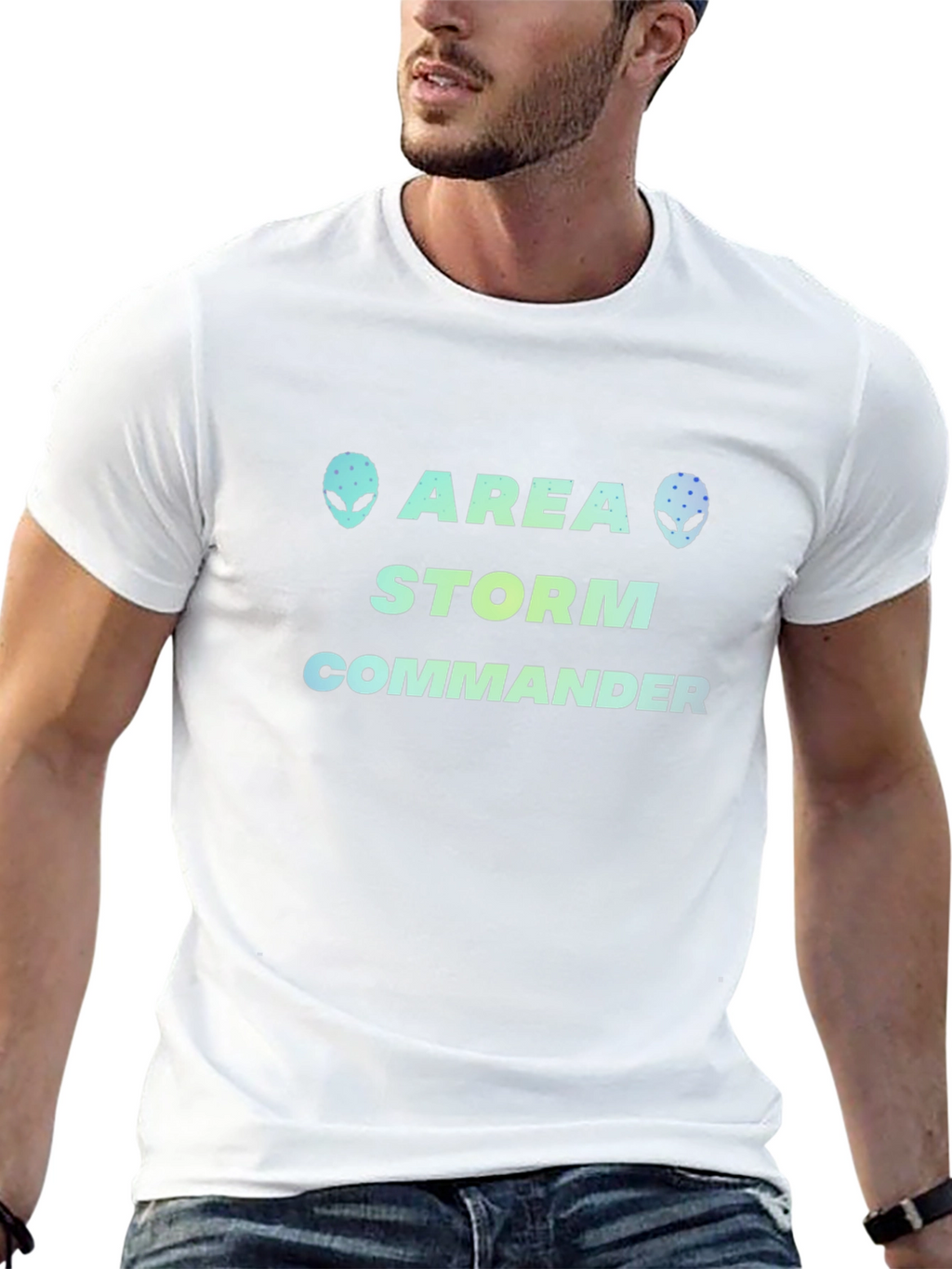 Area Storm Commander Black T-Shirt