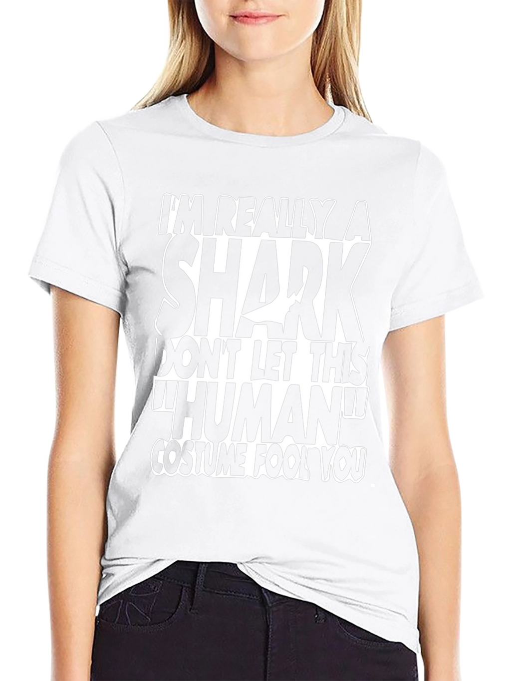 Im Really A Shark Funny Graphic T-Shirt