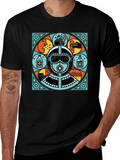 Protective Gear Graphic Tee - Black Crew Neck