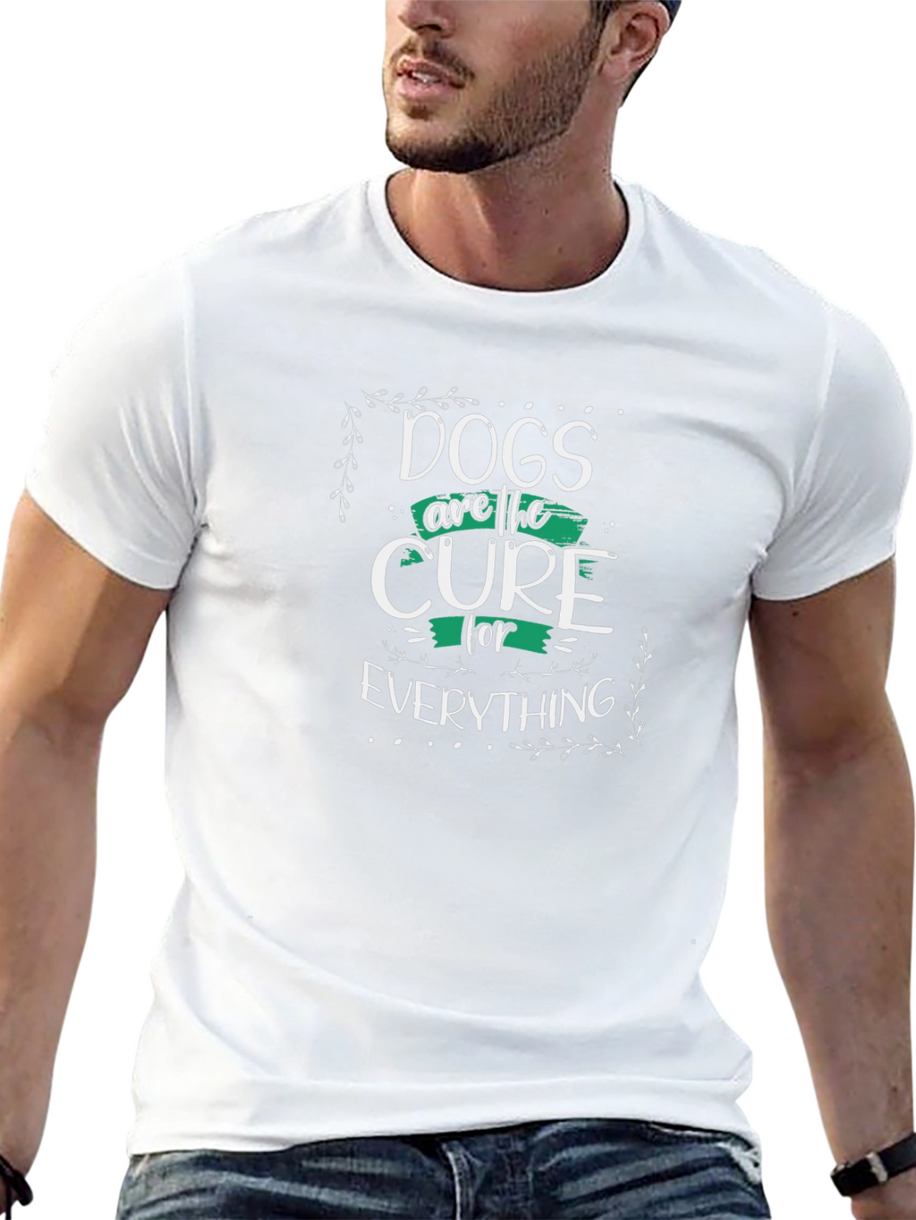 Dogs are the Cure Graphic T-Shirt
