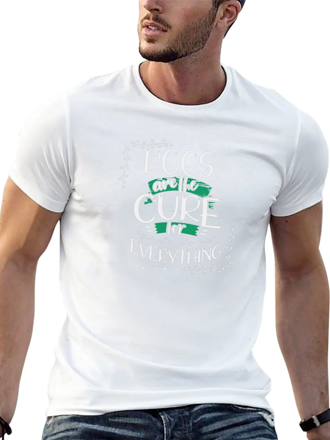 Dogs are the Cure Graphic T-Shirt