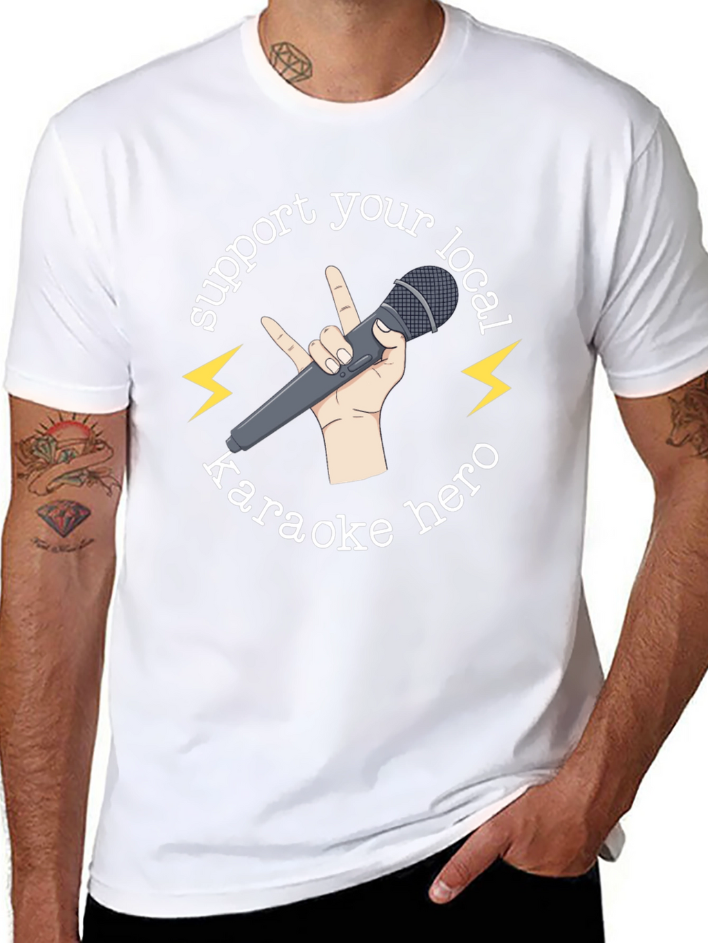 Support Your Local Karaoke Hero T-Shirt