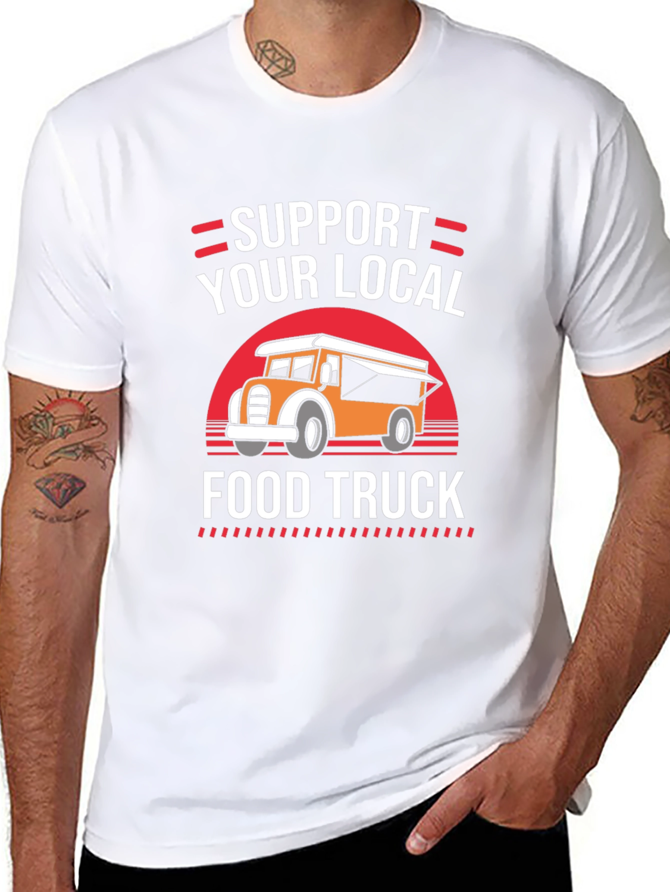 Support Your Local Food Truck Graphic Tee