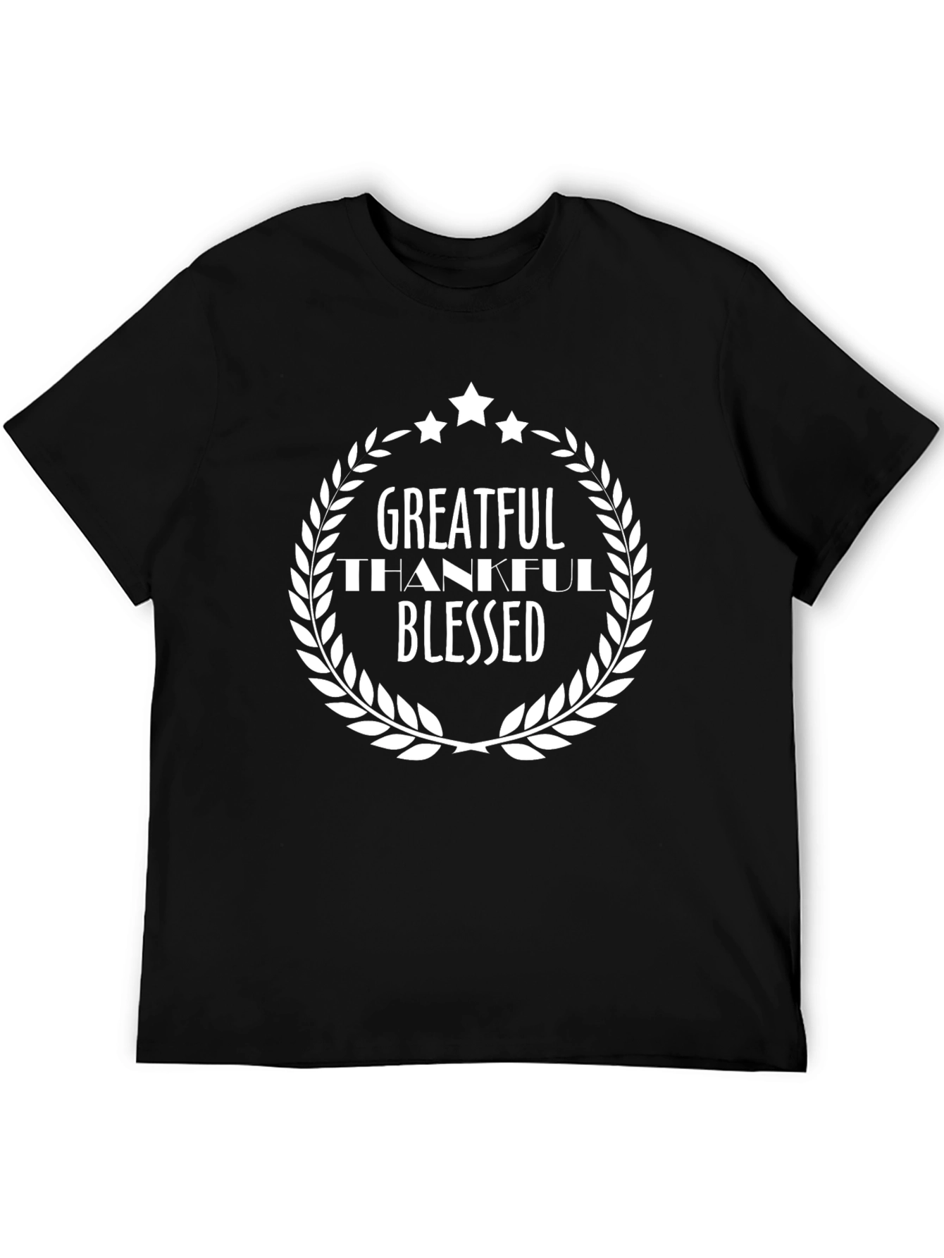 Grateful Thankful Blessed Graphic T-Shirt