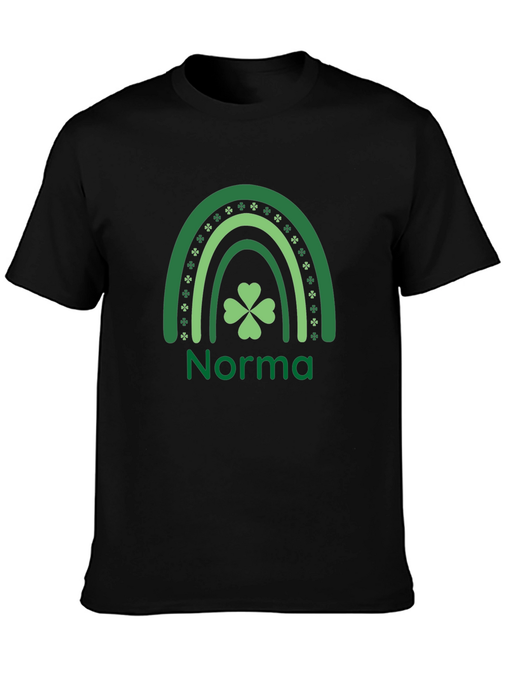 Norma Shamrock Rainbow St. Patricks Day T-Shirt