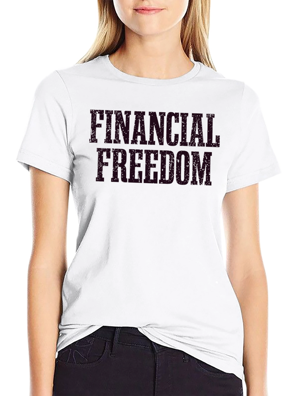 Financial Freedom Black T-Shirt