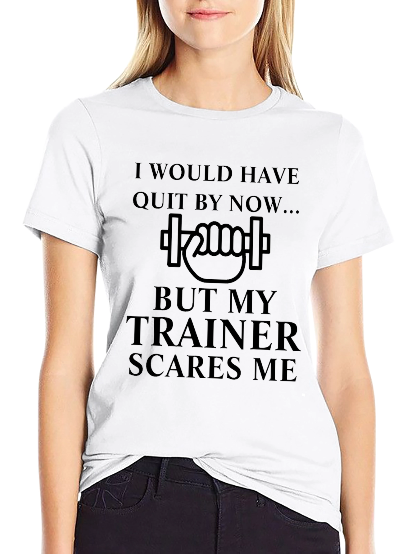 Trainer Scares Me Funny Gym T-Shirt