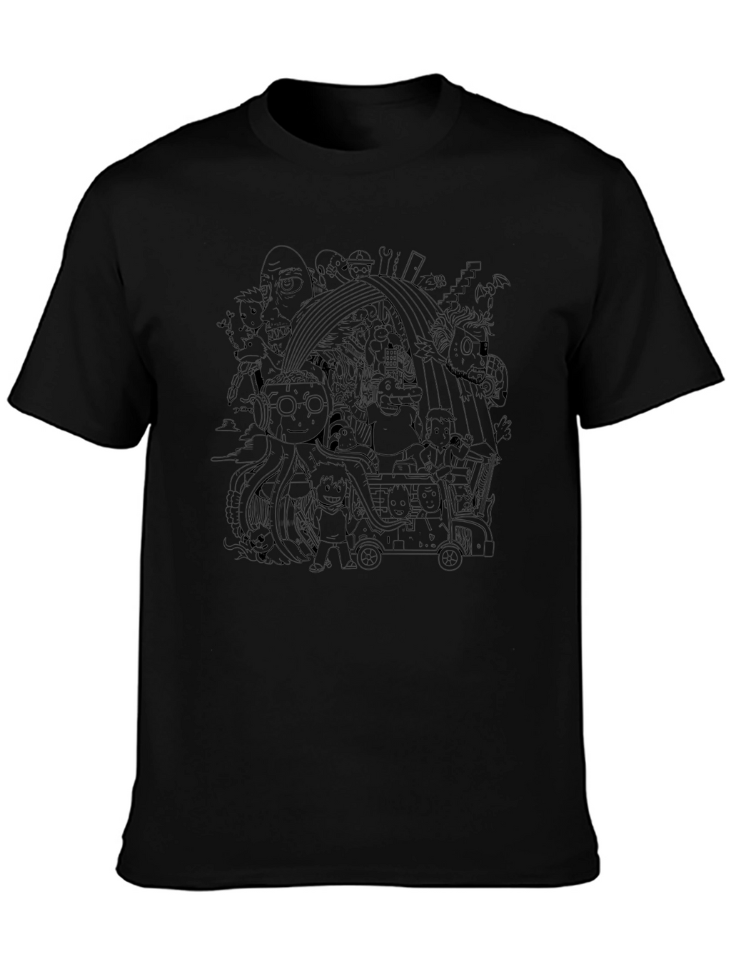 Doodle Graphic Print T-Shirt